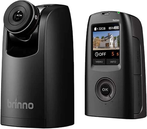 Brinno Time Lapse Camera BCC300-C Bundle, Outdoor Construction Jobsite Plant Weather - HDR FHD1080P Timelapse Camera LCD Screen - Extended Battery Life IPX4 Water-Resistant Housing and Clamp in Kuwait