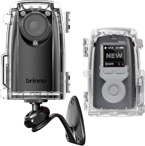 Brinno Time Lapse Camera BCC300-C Bundle, Outdoor Construction Jobsite Plant Weather - HDR FHD1080P Timelapse Camera LCD Screen - Extended Battery Life IPX4 Water-Resistant Housing and Clamp in Kuwait