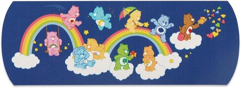 Care Bears on Rainbow Clouds Wood Wall Decor | Fun Care Bears Sign for Bedroom or Playroom in Kuwait