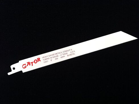 Gator Reciprocating Saw Blades 8" x 3/4" x .035 18tpi - 50 Pack in Kuwait