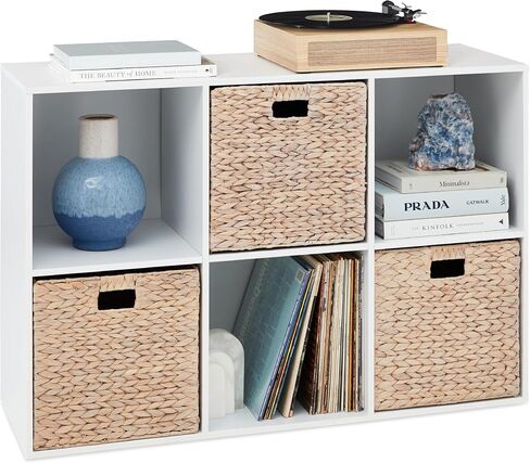 Best Choice Products 9-Cube Storage Organizer, 11in Shelf Opening, Bookcase, Display Shelf, Customizable w/ 3 Removable Back Panels - Black in Kuwait