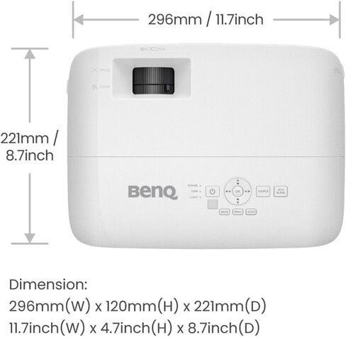 BenQ TH575 1080p 3800 Lumens Home Entertainment Projector 16ms Low Latency | 3800 Lumens, 16.7ms Low Latency, Enhanced Game Mode, Dual HDMI, 1.1x Zoom, 3D Ready, Auto Vertical Keystone, 3 year warranty in Kuwait