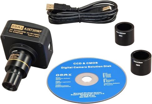 OMAX 720p WiFi Digital Camera for Microscope Compatible with Windows/Mac/iOS/Linux/Android in Kuwait