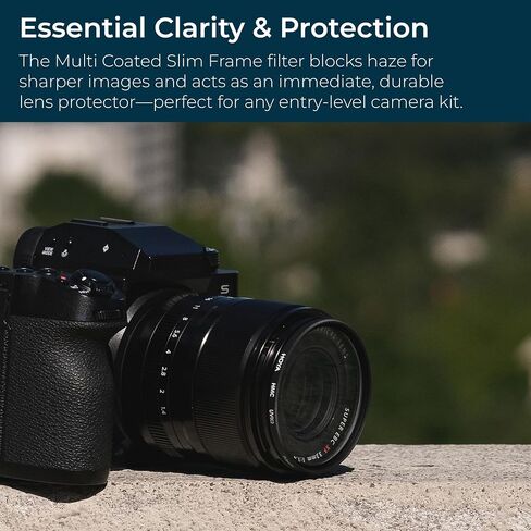 HOYA 67mm HMC UV(c) Haze Camera Lens Filter Multi-Coated Tempered Glass | UV(c) Haze Cutting, Over 97% Light Transmission, Slim Aluminum C Frame, Shields Lens From Dust, Moisture and Scratches in Kuwait