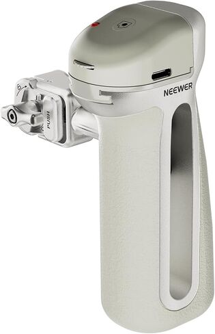 NEEWER Quick Release Bluetooth Side Handle with Cold Shoe & 360° Rotation, Compatible with Blackmagic Camera App for Focus Zoom iPhone 17 Pro Max 16 S25 Ultra Phone Cage Accessories, PA148E (Silver) in Kuwait