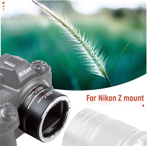 VILTROX DG-Z Auto Focus AF Macro Extension Tube Ring Set 12mm,24mm for Nikon Z-Mount Mirrorless Camera Zfc Z5 Z50 Z6 Z6II Z7 Z7II for Macro Photography in Kuwait