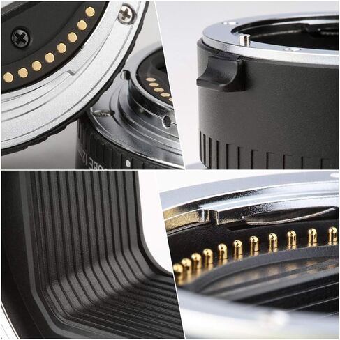 VILTROX DG-Z Auto Focus AF Macro Extension Tube Ring Set 12mm,24mm for Nikon Z-Mount Mirrorless Camera Zfc Z5 Z50 Z6 Z6II Z7 Z7II for Macro Photography in Kuwait