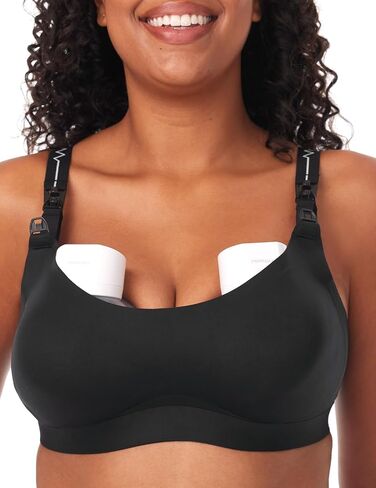 Momcozy Pumping Bra for Wearable Breast Pump, Nursing & Pumping Bra in One, Hands Free Pump Bra Suitable for M5, S12 Pro, etc in Kuwait