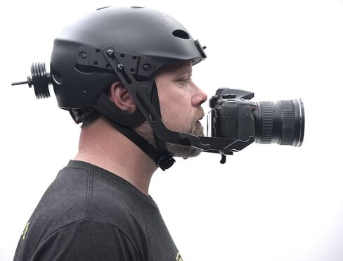 Glide Gear POV 100 Helmet Rig – Smartphone, DSLR – 1st Person View, 3lb Payload, Adjustable Mounts, Counterweight System in Kuwait