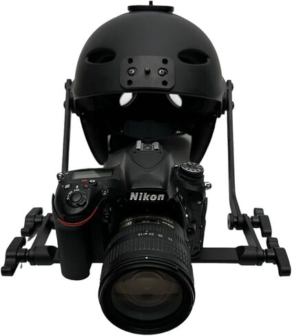 Glide Gear POV 100 Helmet Rig – Smartphone, DSLR – 1st Person View, 3lb Payload, Adjustable Mounts, Counterweight System in Kuwait