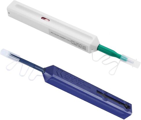 Elfcam - Fibre Cleaning Tool Kit for FTTx Welder, Includes Fibre Optic Pens,Measuring Ruler,Cleaning Wipes for Fibre Connectors FC/SC/ST/LC/E2000/MU,Supplied with Nylon Bags in Saudi Arabia
