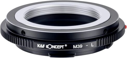 K&F Concept Lens Mount Adapter M39-L Manual Focus Compatible with Leica M39 Lens to L Mount Camera Body in Kuwait