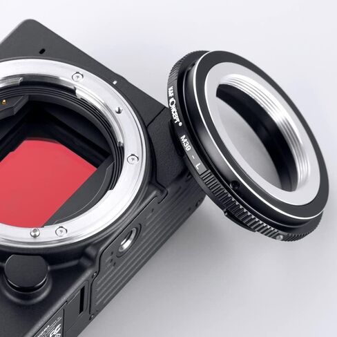 K&F Concept Lens Mount Adapter M39-L Manual Focus Compatible with Leica M39 Lens to L Mount Camera Body in Kuwait