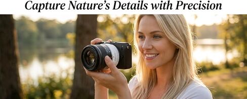 EF-EOS M AF Adapter for Canon EF/EF-S to EOS-M Cameras | Canon EF-EOS M Mount Adapter, Auto Focus & EXIF & IS Support, CNC Aluminum Alloy Ring for M50/M200/M6 II White in Kuwait