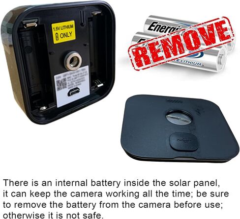 iTODOS 3 Pack 7W Solar Panel Compatible with Blink Outdoor 4 (4th Gen)/ (3rd Gen) XT3 and Blink XT/XT2 Camera,11.8Ft Outdoor Power Cable and Adjustable Mount in Kuwait