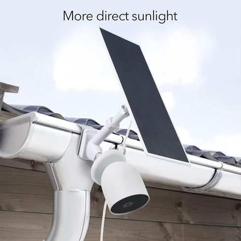 Wasserstein Gutter Mount for Google Nest Cam (Battery) & Solar Panel (Camera & Solar Panel NOT Included) in Kuwait