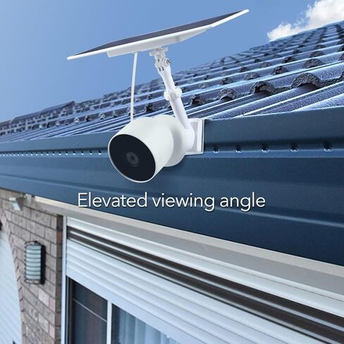 Wasserstein Gutter Mount for Google Nest Cam (Battery) & Solar Panel (Camera & Solar Panel NOT Included) in Kuwait