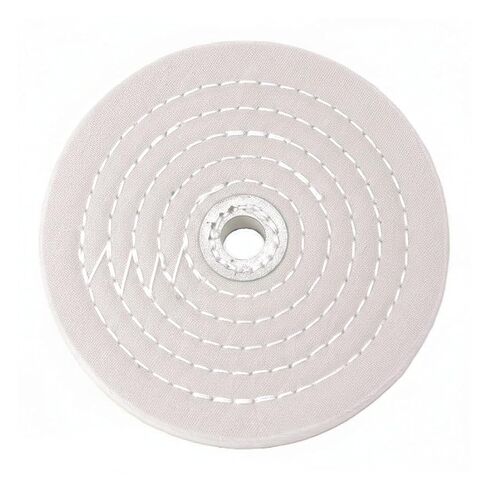 6" x 1" Spiral Sewn Rigid Sisal Buffing Wheel, 5/8" Arbor Hole | for Bench Grinder, Die Grinder in Saudi Arabia