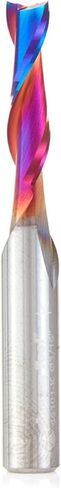 Amana Tool Spektra Extreme Tool Life Coated Solid Carbide Spiral Plunge Router Bit, 46101-K, 3/16 Dia x 3/4 CH x 1/4 Shank 2 Inch Long Up-Cut in Kuwait