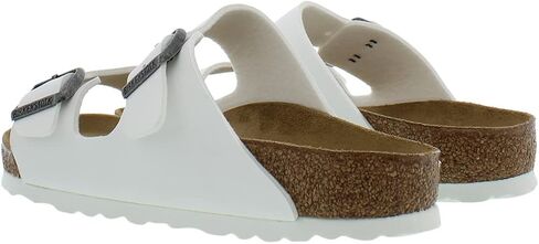 Birkenstock Women's Arizona Birko-Flo White Birko-Flor Sandals - 36 R EU (US Women EU's 5-5.5) in Kuwait