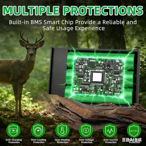 2 Pack 6000mAh Upgraded Battery for Stealth Cam Fusion, Deceptor, Connect Max, Flashback Hunting Cellular Trail Camera Rechargeable Lithium Battery Cartridge Replacement, with USB Charging in Saudi Arabia