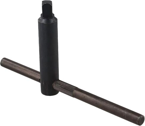 Square Key Wrench for Lathe Chuck, 8mm 10mm 12mm 14mm 17mm Sizes, Tempered Carbon Steel with Anti-Slip T-Handle for Milling Machines and CNC Routers(8 * 8) in Kuwait