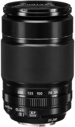 Fujifilm XF 55-200mm f/3.5-4.8 R LM OIS Lens (Black) Bundle with Additional Accessories | Fuji XF 55-200mm in Kuwait