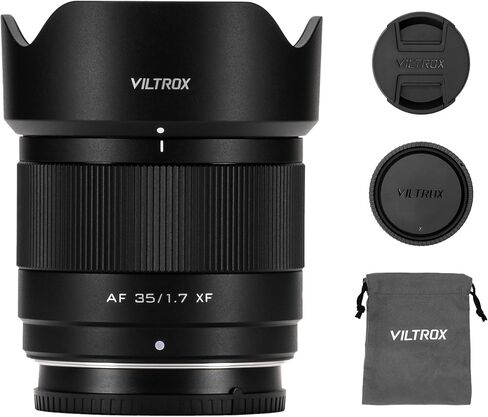 VILTROX 35mm f/1.7 F1.7 Auto Focus Large Aperture APS-C Prime Lens Compatible with Fuji X-Mount Cameras X-T5 X-T4 X-T30 II X-S10 X-T200 X-T30 X-T20 X-H1 X-H2 X-E3 X-T3 X-T100 X-PRO2 in Kuwait