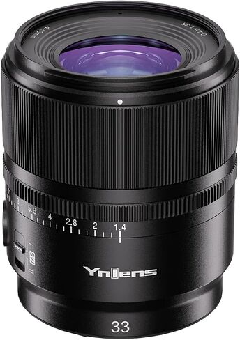 YONGNUO 33MM F1.4 DA DSM WL Pro Prime Standard Lens for Sony E Mount, Auto Focus APS-C Format for Sony Mirrorless Cameras in Saudi Arabia