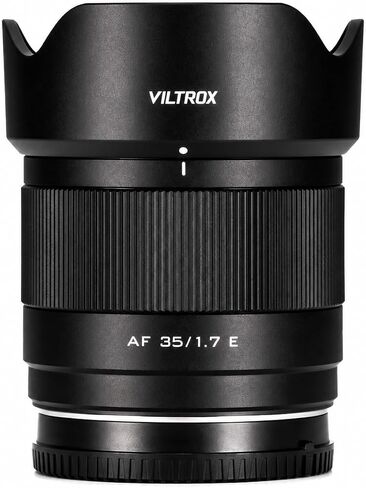 VILTROX 35mm F1.7 E Mount Autofocus Prime Lens for Sony E-Mount | Compact APS-C Large Aperture Lens with STM Quiet Focus, for Sony ZV-E10 II EV10 a6700 a6600 a6400 a7c ii a7rv a7iii in Kuwait