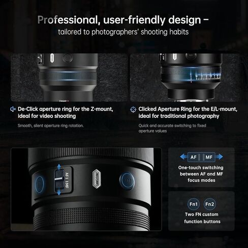 7artisans AF 135MM F1.8 AutoFocus Full Frame Telephoto Lens for E Mount | for Sony A5000 A5100 A6000 A6100 A6300 A6400 A6500 A6600 NEX-3 NEX-3N NEX-3R NEX-5T NEX-5R NEX-5 NEX-7 NEX-5C in Kuwait