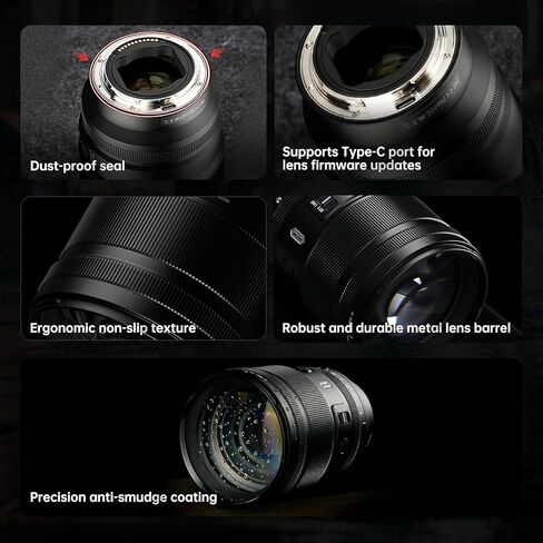 7artisans AF 135MM F1.8 AutoFocus Full Frame Telephoto Lens for E Mount | for Sony A5000 A5100 A6000 A6100 A6300 A6400 A6500 A6600 NEX-3 NEX-3N NEX-3R NEX-5T NEX-5R NEX-5 NEX-7 NEX-5C in Kuwait