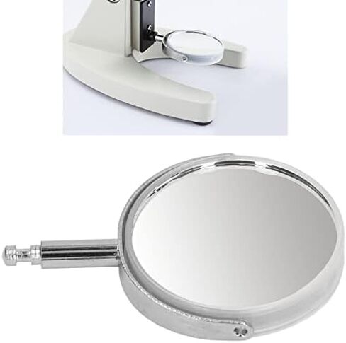 Microscope Reflecting Mirror, Plane Concave Mirror for XSP Series Biological Microscopes 360 Degree Rotation Light Reflector Replacement Part (Metal Bracket) in Kuwait