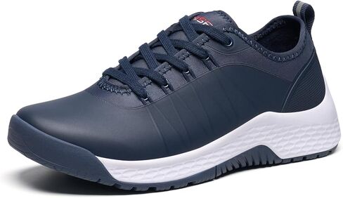 HISEA Women's Waterproof Lace-Up Walking Shoes Outdoor Trail Sneakers | Non-Slip TPU Hiking Shoes for All-Day Comfort, Breathable Neoprene Work Shoe, Lightweight Rain Boots for Walking Garden Yard in Kuwait