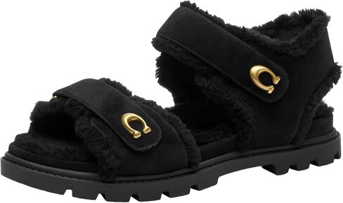 Coach Women’s Brynn Leather Sandal in Kuwait