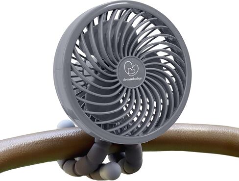 Dreambaby Smart Grip Deluxe Fan, Octopus Wrap Around Legs, Adjustable, Battery Operated | Fan For Baby - Octopus Wrap Around Legs - Adjustable Airflow - Helps Keep Baby Cool On The Go in Kuwait