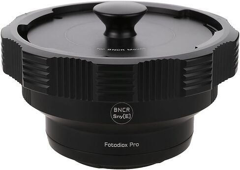Fotodiox Pro Lens Mount Adapter for BNCR (Blimped Newsreel Camera Reflex) Cinema Lenses to Sony Alpha E-Mount Mirrorless Camera Body, Black in Kuwait