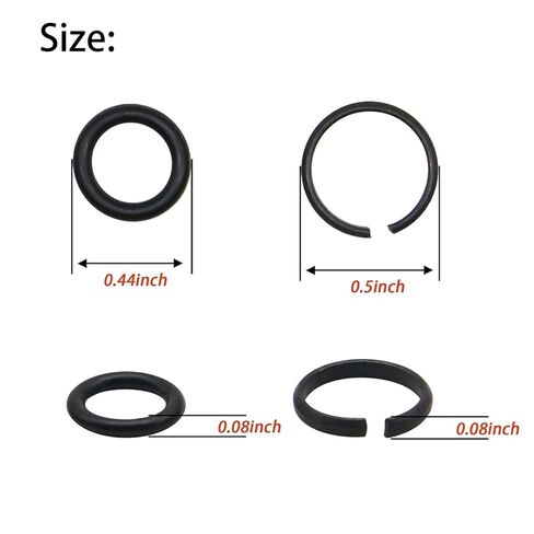 10 Sets of 1/2" Impact Wrench Retainer Rings with O-Ring, Impact Retaining Ring Fit for Electric/Pneumatic Wrench in Kuwait