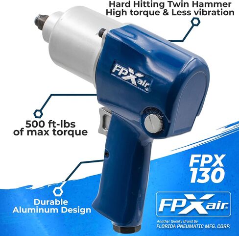1/2" Aluminum Impact Wrench: FPX-130, Automotive Power Tools for Mechanics, Garage Tools in Kuwait