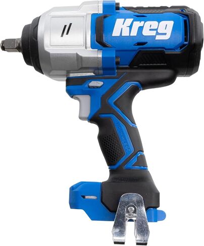 Kreg 20V Ionic Drive High Torque 1/2" Impact Wrench - Cordless Impact Wrench for Automotive & Construction - 4-Speed Control with Assist Mode & LED Light - Heavy Duty Tool - KPTWR050B in Kuwait