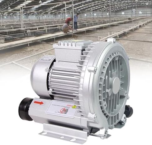 Regenerative Blower High-Pressure Vortex Ring Phase Blower Industrial Vacuum Pump,Industrial Regenerative Blower for Fish Ponds & Pools - 220V/380V Oxygenation Machine, 120W Aeration Solutio in Kuwait