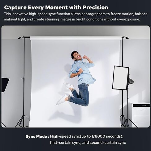Godox AD600PRO II GN87 600W Outdoor Flash Strobe, 2.4G TTL Wireless, 1-Tap Sync with X3 Trigger,40W Bi-Color Modeling Light, 0.01-0.9s Recycle,1/8000s HSS Compatible with Canon,Nikon,Sony & More in Kuwait