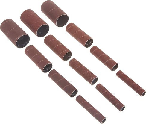 WEN 5932SPC Replacement Spindle Sanding Sleeves, Assorted Sandpaper Grits, 12 Pack in Kuwait