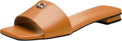 COACH Women's Sculpted C Flat Sandal in Kuwait