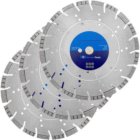 18" All Purpose Diamond Saw Blade for Concrete Asphalt 1" Arbor | Pro-series, saw blade for hard/reinforced concrete, asphalt, granite, ductile iron piping, 6-5/8" cutting depth in Saudi Arabia
