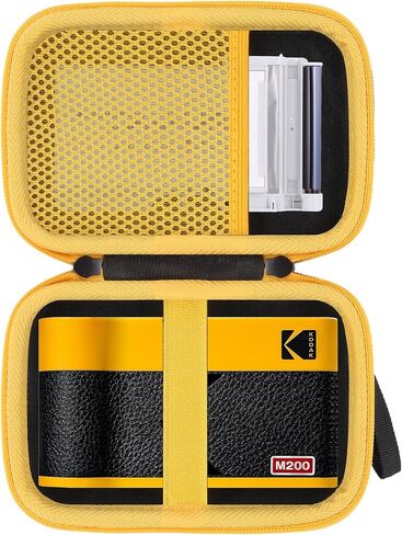 Hard Travel Case for KODAK Mini 2 ERA/Mini Shot 2 Photo Printer | Shockproof, With Handle, Hard Shell Exterior, Storage Compartment, Portable Carrying Box, Black Case in Kuwait