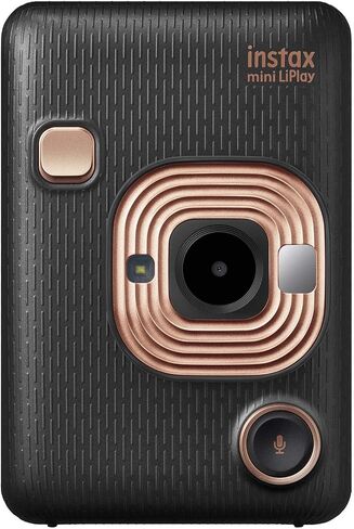 instax mini LiPlay 2-in-1 Hybrid Instant Photo Camera and Printer with 2.7 inch LCD Screen, mini Film formT,Elegant Black in Kuwait