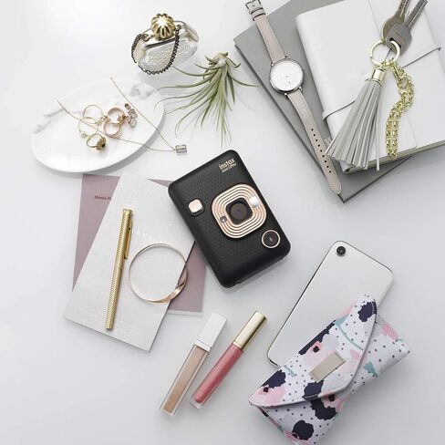 instax mini LiPlay 2-in-1 Hybrid Instant Photo Camera and Printer with 2.7 inch LCD Screen, mini Film formT,Elegant Black in Kuwait