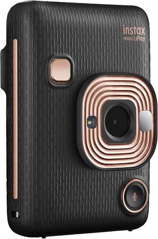 instax mini LiPlay 2-in-1 Hybrid Instant Photo Camera and Printer with 2.7 inch LCD Screen, mini Film formT,Elegant Black in Kuwait