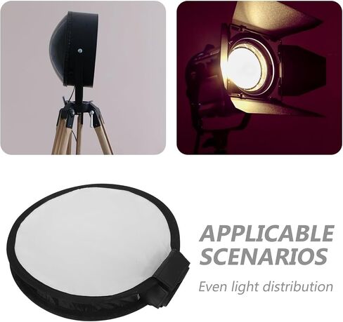 Healeved Softbox Flash Diffuser Provides Even Light Diffusion Round Foldable with Cloth Material and Scratch Resistance for Camera Flash Light for Studio and Outdoor Photography in Kuwait